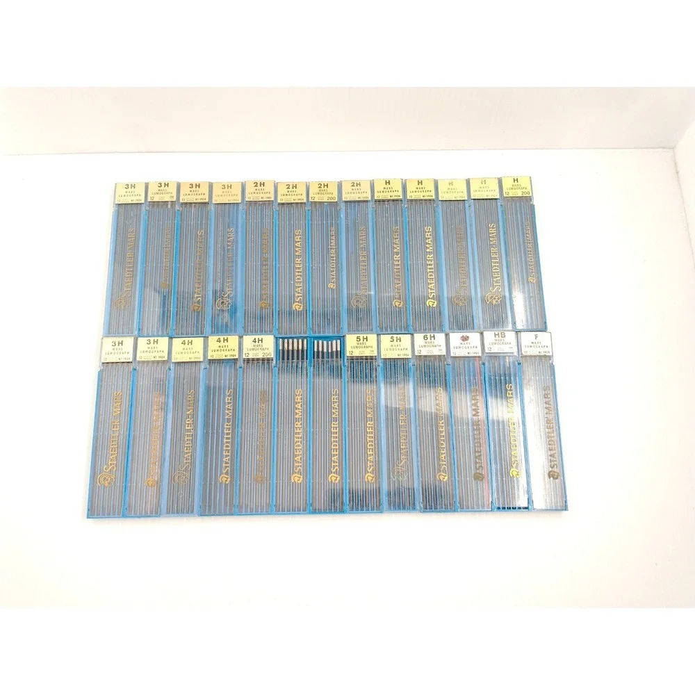 Big Lot of vintage Staedtler Lumograph‎ Leads various types packs